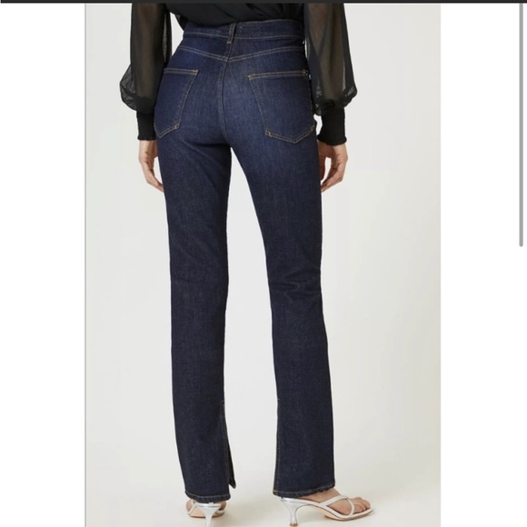 New Anthropologie Pilcro The Split Straight Jeans Sz 29 NWT - Picture 3 of 15